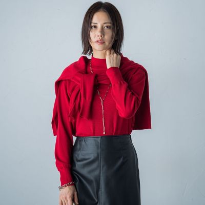 Ｂｒｉｓｂａｎｅタートルネックニットプルオーバー≪手洗い可能≫
