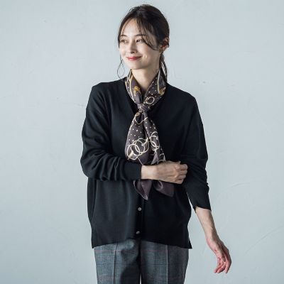 BrisbaneVネックカーディガン≪手洗い可能
