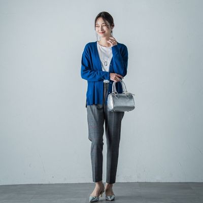 ＢｒｉｓｂａｎｅＶネックカーディガン≪手洗い可能≫