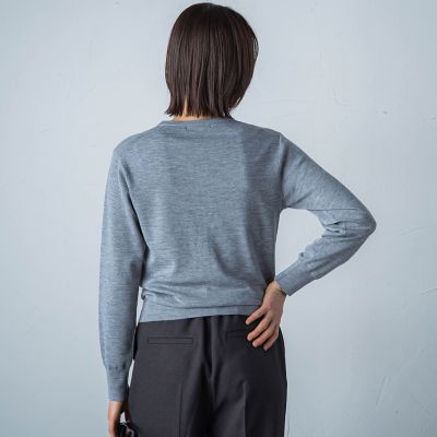 Ｂｒｉｓｂａｎｅ丸首カーディガン≪手洗い可能≫