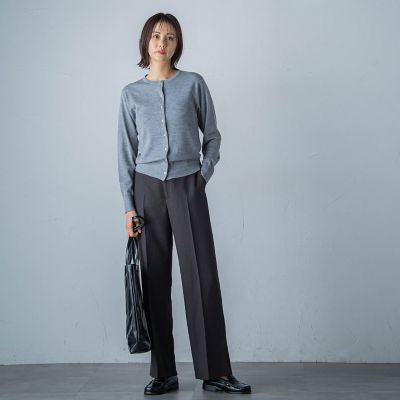 Ｂｒｉｓｂａｎｅ丸首カーディガン≪手洗い可能≫