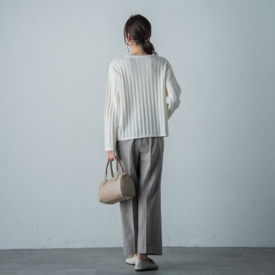 ネップツィードプルオーバー≪手洗い可能≫