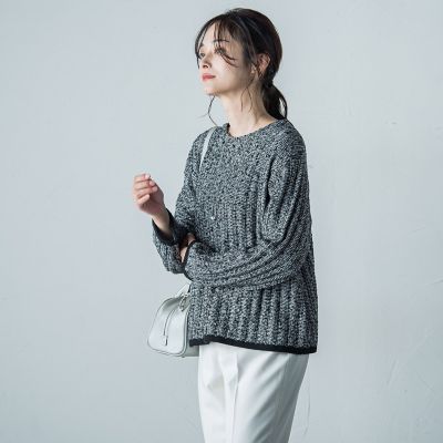ネップツィードプルオーバー≪手洗い可能≫