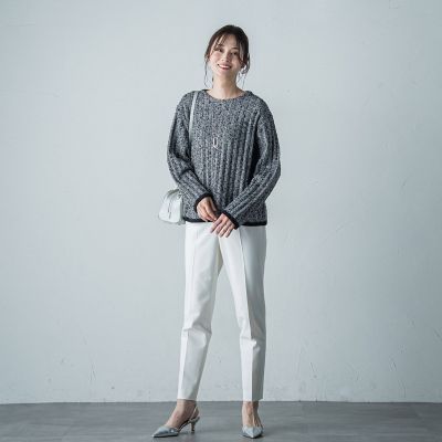 ネップツィードプルオーバー≪手洗い可能≫
