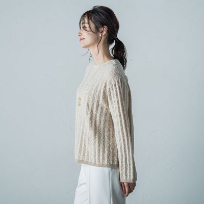 ネップツィードプルオーバー≪手洗い可能≫