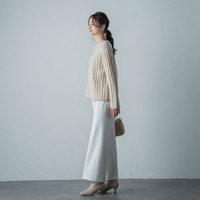 ネップツィードプルオーバー≪手洗い可能≫