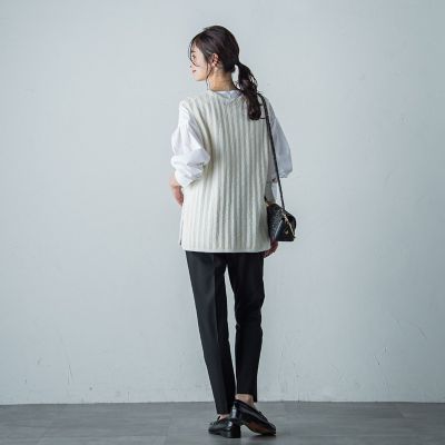 ネップツィードベスト≪手洗い可能≫ | LAUTREAMONT (Women