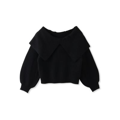WEB＆一部店舗限定】ビックケープニットプルオーバー
