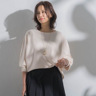 WEB限定】バックボタンドルマンニット≪3サイズ／洗える