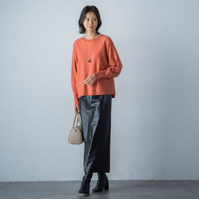 WEB限定】バックボタンドルマンニット≪3サイズ／洗える