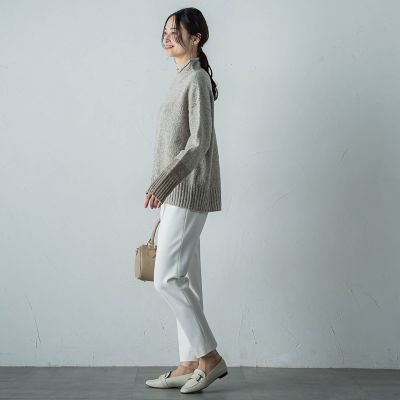 ブロッキングハイネックプルオーバー≪手洗い可能≫