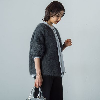 【カタログ掲載】シャギーモヘヤニットプルオーバー