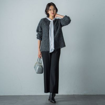 【カタログ掲載】シャギーモヘヤニットプルオーバー