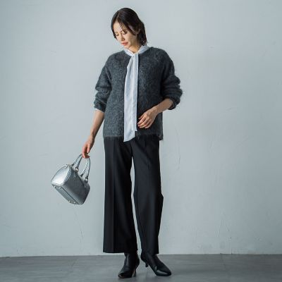 【カタログ掲載】シャギーモヘヤニットプルオーバー
