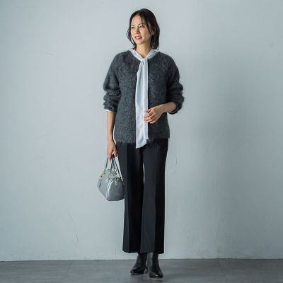 【カタログ掲載】シャギーモヘヤニットプルオーバー