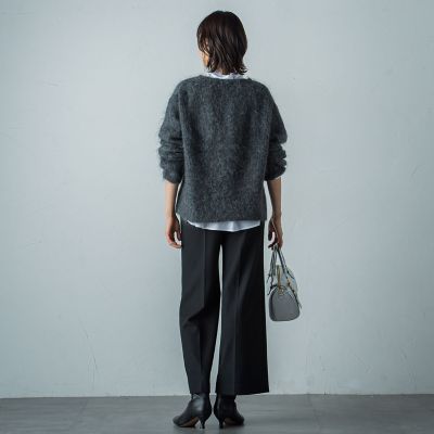 【カタログ掲載】シャギーモヘヤニットプルオーバー