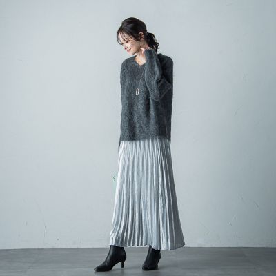 【カタログ掲載】シャギーモヘヤニットプルオーバー