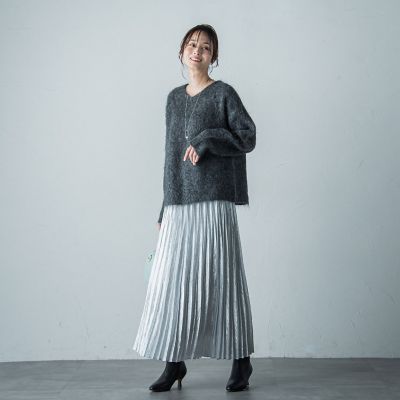 【カタログ掲載】シャギーモヘヤニットプルオーバー