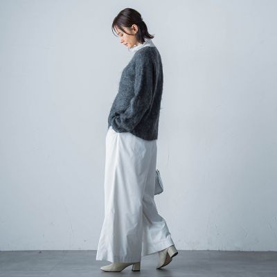 【カタログ掲載】シャギーモヘヤニットプルオーバー