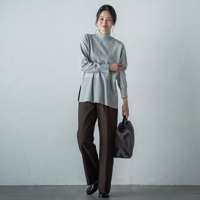 LAUTREAMONT / ロートレアモン 【WEB限定】ボクシーハイネックニット≪手洗い可能≫ ロートレアモン LAUTREAMONT 【WEB限定】ボクシーハイネック