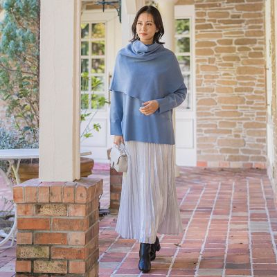 LAUTREAMONT / ロートレアモン 【WEB限定】ボクシーハイネックニット≪手洗い可能≫ WEB限定】ボクシーハイネックニット≪手洗い可能