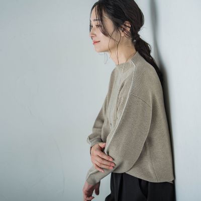 LAUTREAMONT (Women)/ロートレアモン 【WEB限定】配色ラインボトルネックニット≪手洗い可能≫