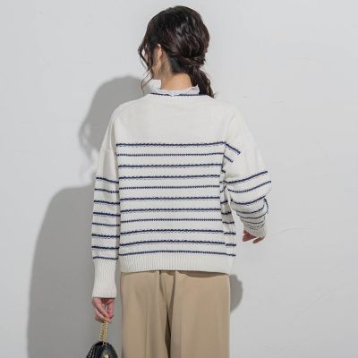 ロートレアモン（LAUTREAMONT）/ボーダーニットプルオーバー≪手洗い可能≫ ボーダーニットプルオーバー≪手洗い可能≫ | LAUTREAMONT (Women