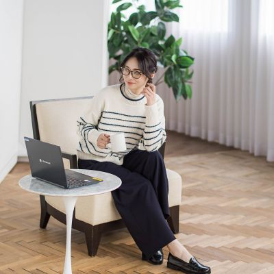 ボーダーニットプルオーバー≪手洗い可能≫ | LAUTREAMONT (Women