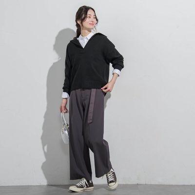 スキッパーポロニット≪手洗い可能≫