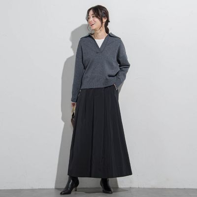スキッパーポロニット≪手洗い可能≫