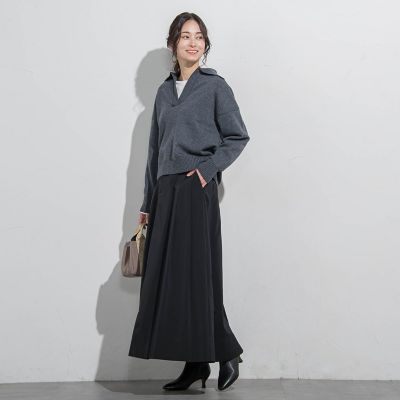 スキッパーポロニット≪手洗い可能≫