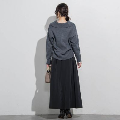 スキッパーポロニット≪手洗い可能≫