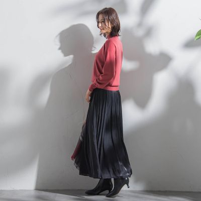 【ＷＥＢ限定】カラー　ハイネックニット≪手洗い可能≫