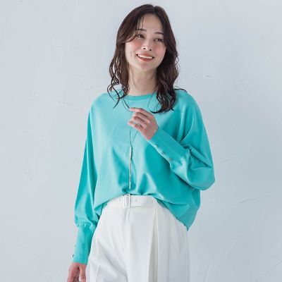 袖ボタンドルマンニット≪手洗い可能≫ | LAUTREAMONT (Women