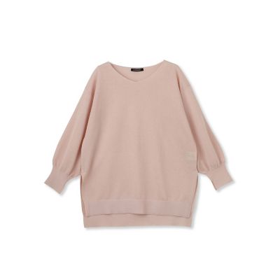 ＜LAUTREAMONT (Women)＞セミシアーボクシーニットプルオーバー≪手洗い可能≫