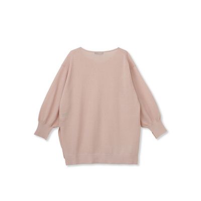 セミシアーボクシーニットプルオーバー≪手洗い可能≫