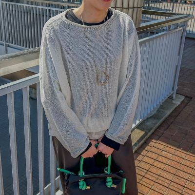 【ＷＥＢ限定】和紙混ホールガーメントニット≪手洗い可能≫