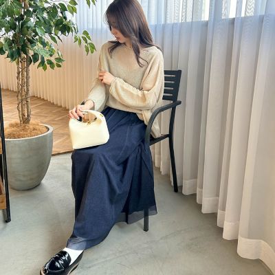 【ＷＥＢ限定】和紙混ホールガーメントニット≪手洗い可能≫