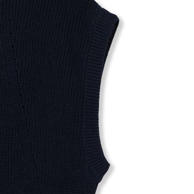 【ＷＥＢ限定】ざっくりクロップドニットベスト≪手洗い可能≫