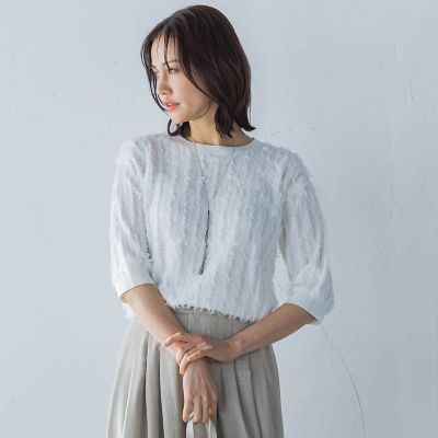 LAUTREAMONT / ロートレアモン 【一部店舗限定販売】VENUSフリンジニット≪手洗い可能≫ 一部店舗限定販売】VENUSフリンジニット≪手洗い可能
