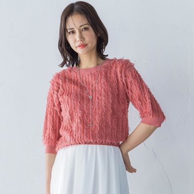 一部店舗限定販売】VENUSフリンジニット≪手洗い可能