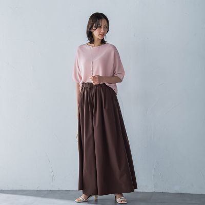 ラメ入りホールガーメントＶネックニット≪手洗い可能≫