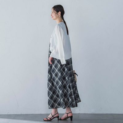 ペーパーヤーンＶネックカーディガン≪手洗い可能≫