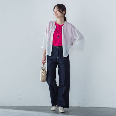 ストレスフリーペーパーヤーンニット≪手洗い可能≫