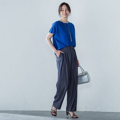 ストレスフリーペーパーヤーンニット≪手洗い可能≫