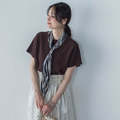 ストレスフリーペーパーヤーンニット≪手洗い可能≫