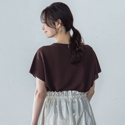 ストレスフリーペーパーヤーンニット≪手洗い可能≫