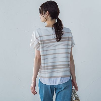 ストレスフリーペーパーヤーンニット≪手洗い可能≫