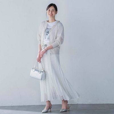 【一部店舗限定販売】シアーニットジップパーカー≪手洗い可能≫