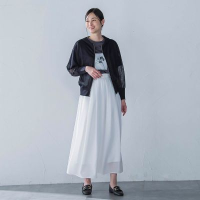【一部店舗限定販売】シアーニットジップパーカー≪手洗い可能≫
